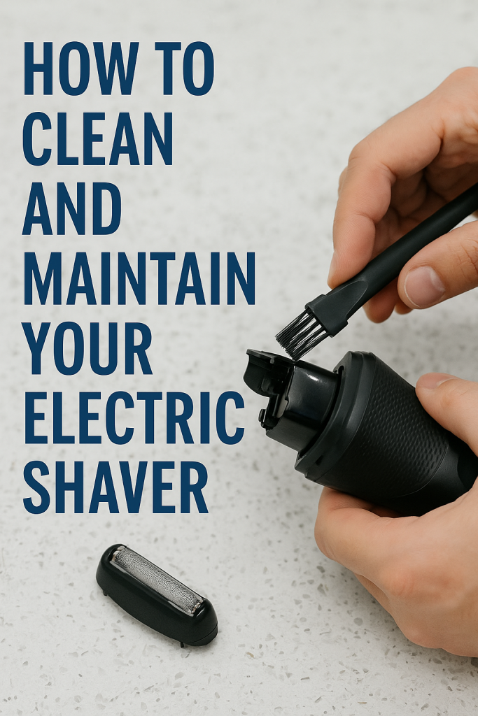 How to Clean and Maintain Your Electric Shaver the Right Way
