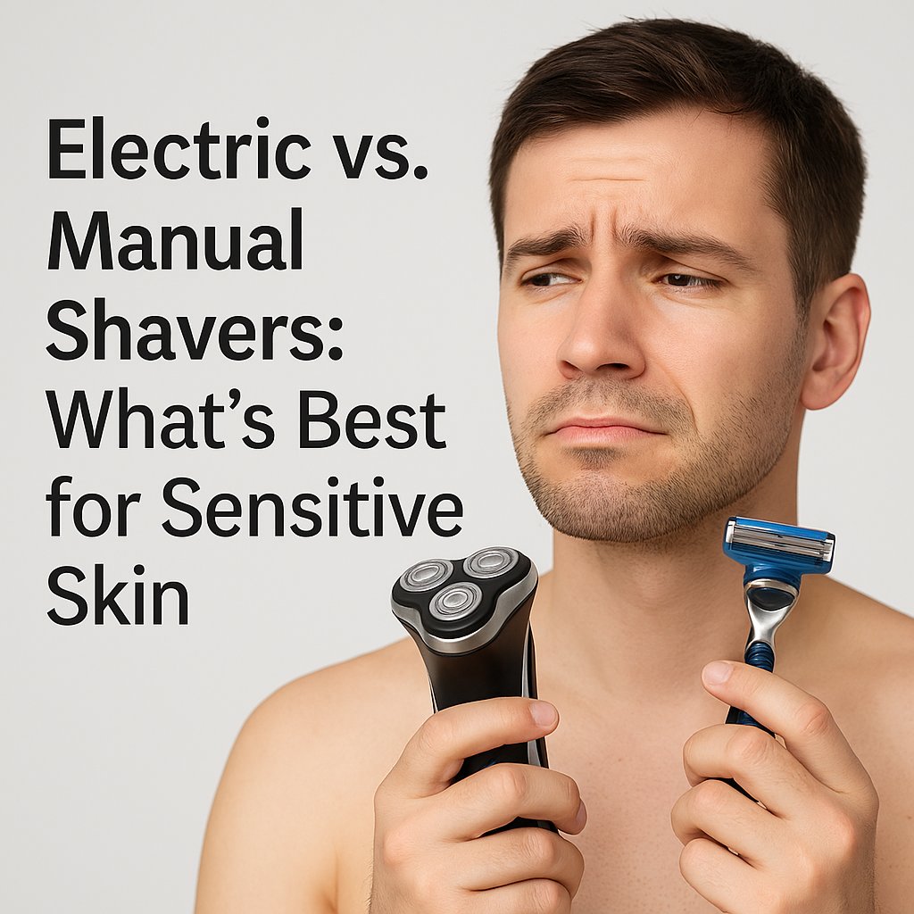 Electric vs. Manual Shavers: Which Is Better for Sensitive Skin?