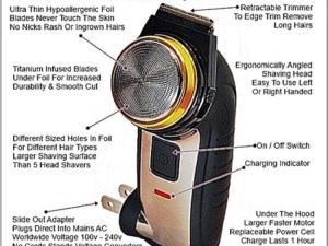 Personal Shaver, Broad Trimmer + Fine Detail Micro Trimmer 
All-in-One Unisex Body Hair Removal